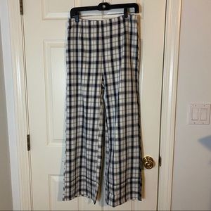 Princess Polly Euros Pants (Black/White Check)